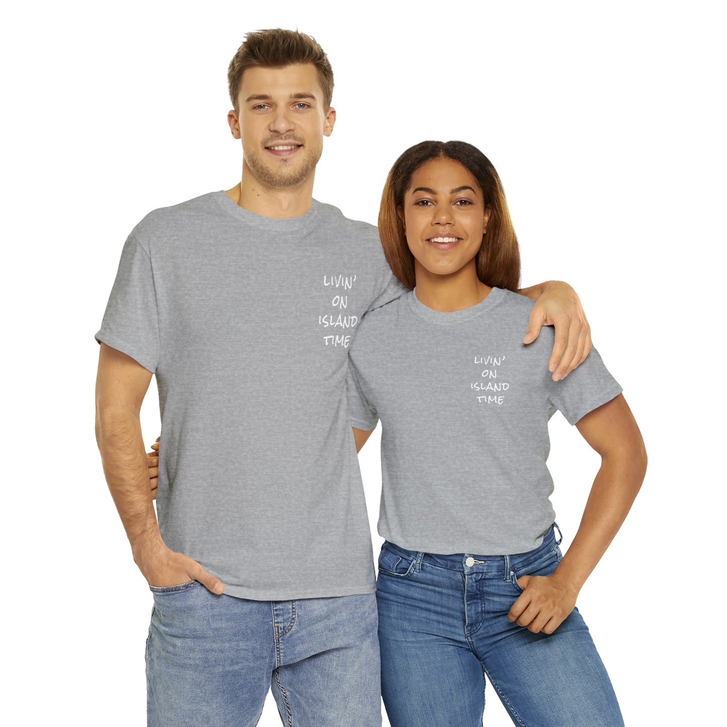 Livin' on Island Time Unisex Heavy Cotton Tee