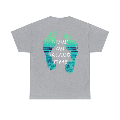 Livin' on Island Time Unisex Heavy Cotton Tee