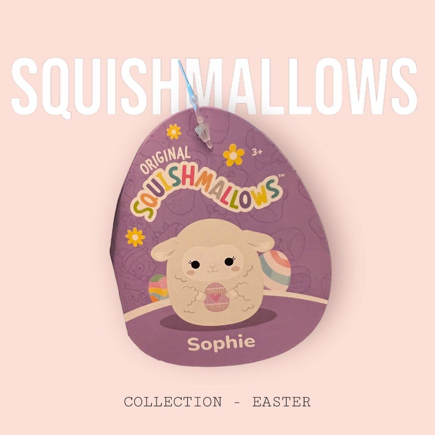 Squishmallows 11” Sophie The Gray Lamb - Plush Toy Easter Egg