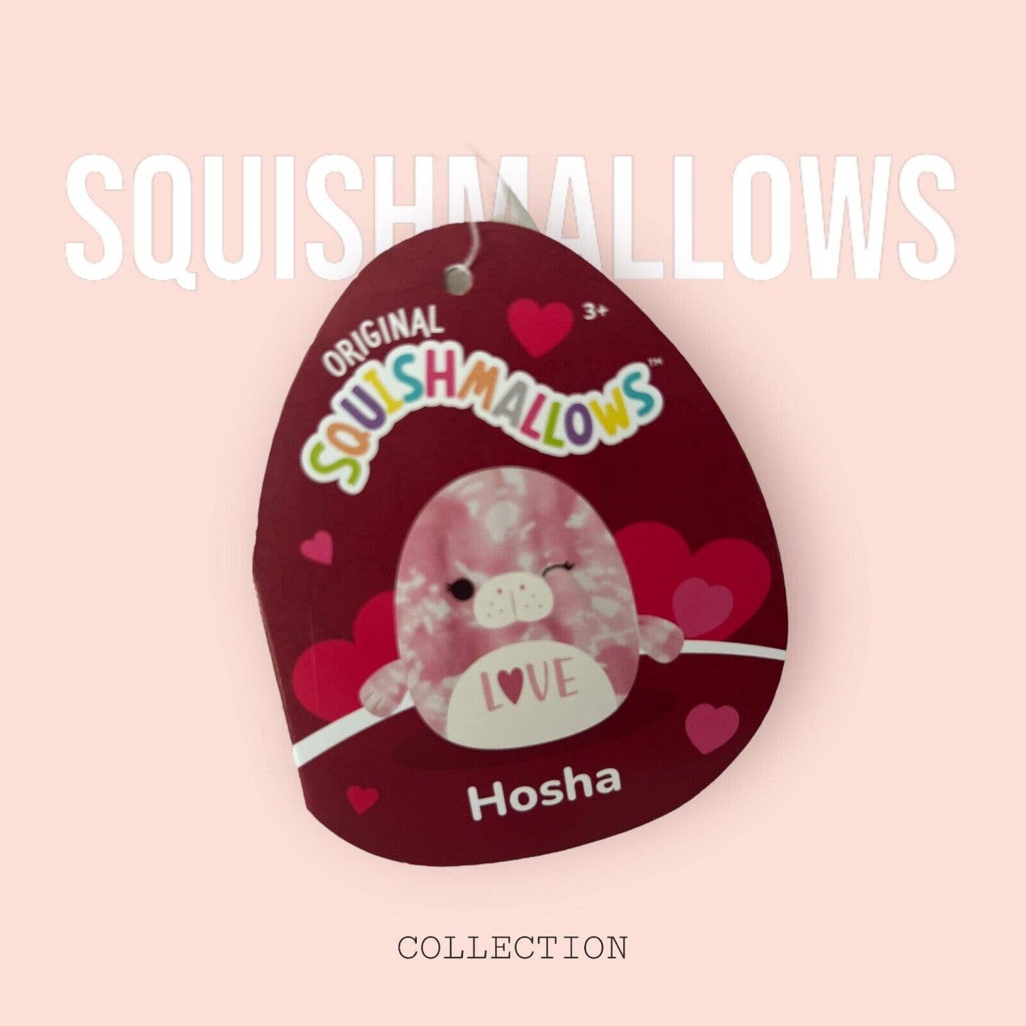 Squishmallows Hosha Valentines 2023 New Release 5” LOVE