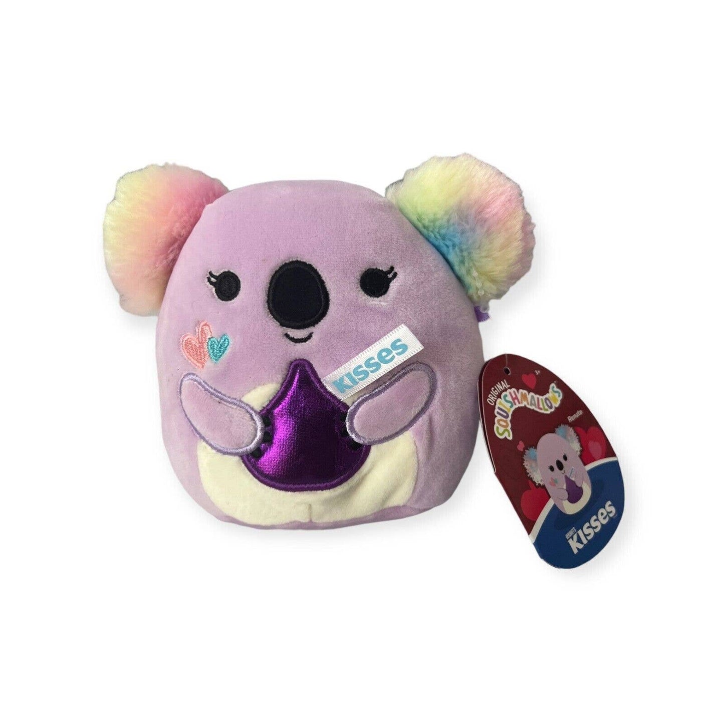 Squishmallows Renate the Koala Valentine Hershey Kisses Heart 5”