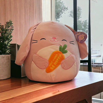 Squishmallows Bop the Bunny Holding a Carrot 16” RARE - Easter Plush Toy