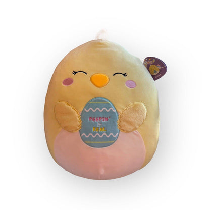 Squishmallow Aimee Yellow Chick 16” Easter Edition Holding Egg (Kelly Toy)