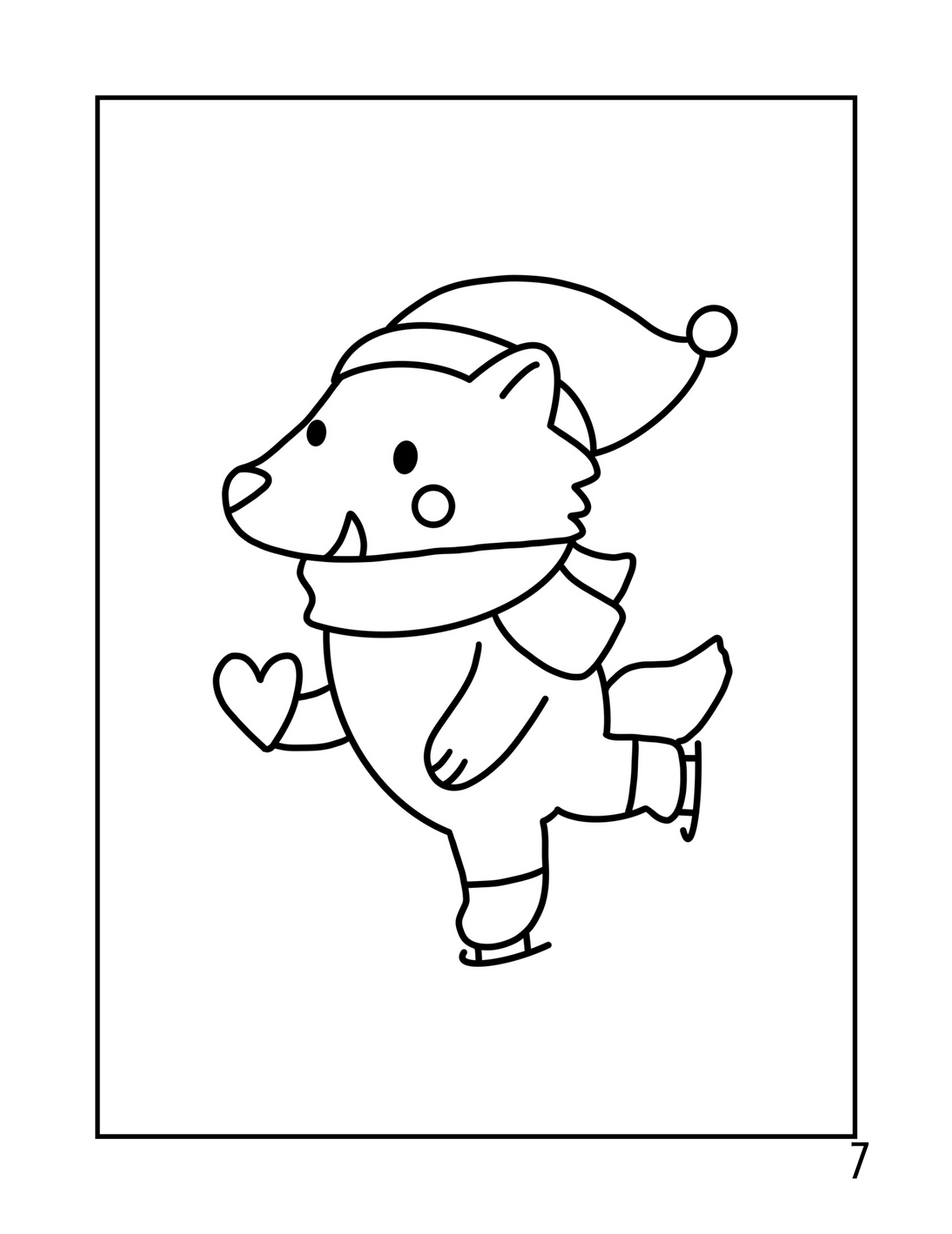 CHRISTMAS Coloring Book Ages 1-4/Digital Download