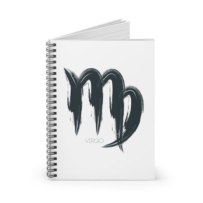 Zodiac Journal Notebook Virgo - Spiral Bound - Ruled Line