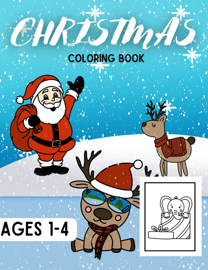 CHRISTMAS Coloring Book Ages 1-4/Paperpack