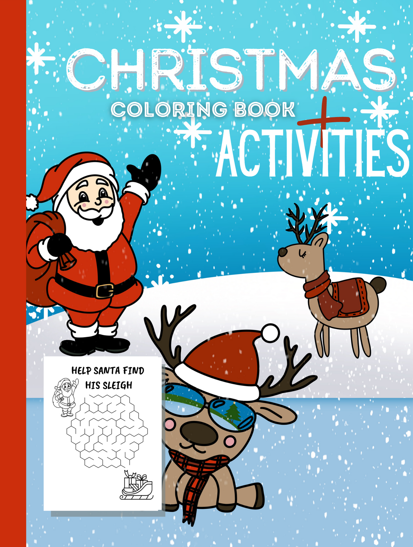 CHRISTMAS ACTIVITY Coloring Book Ages 1-4/Paperback