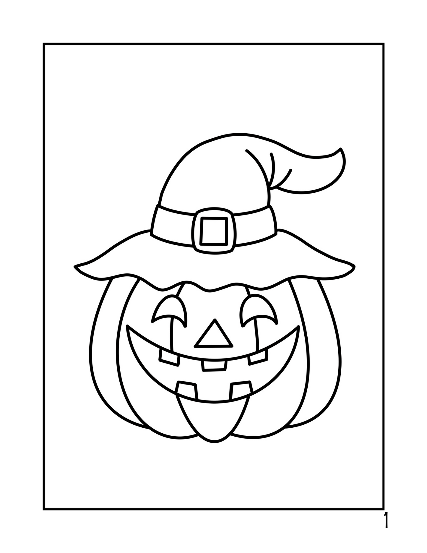 HALLOWEEN Coloring Book Ages 1-4/Digital Download