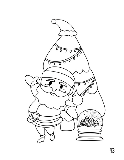 Christmas Coloring Book 5+/Digital Download