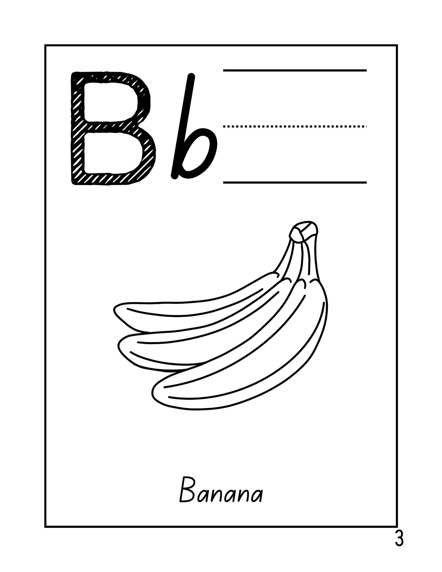 FRUIT AND VEGGIE ABC-123 Coloring book/Digital Download