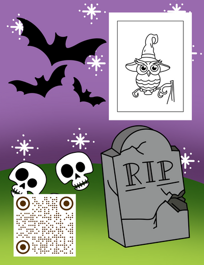 HALLOWEEN Coloring Book Ages 1-4/Digital Download