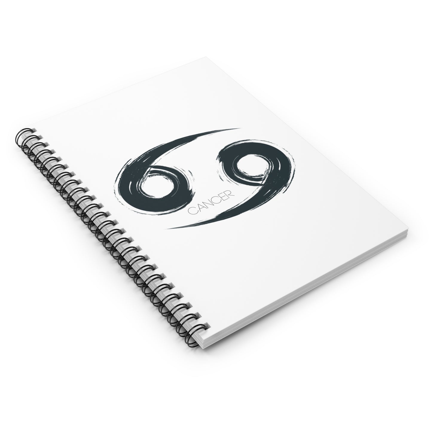 Zodiac Journal Notebook Cancer- Spiral Bound - Ruled Line