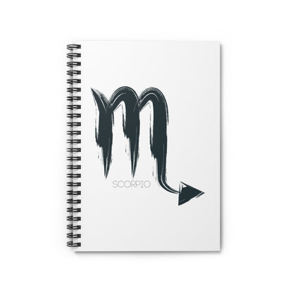 Zodiac Journal Notebook Scorpio - Spiral Bound - Ruled Line