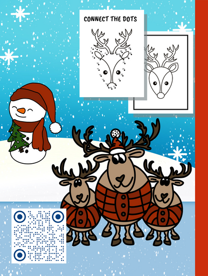 CHRISTMAS ACTIVITY Coloring Book Ages 1-4/Digital Download