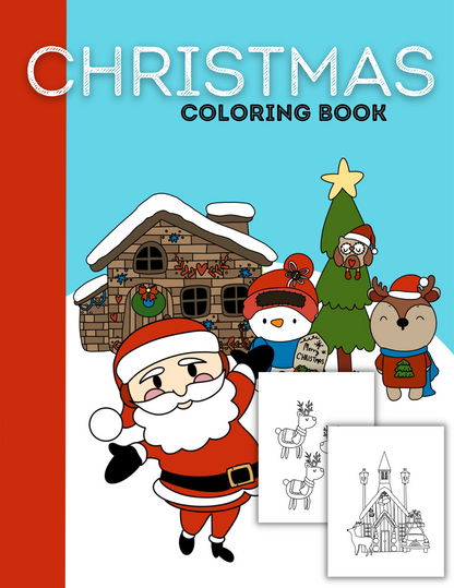 Christmas Coloring Book 5+/Digital Download