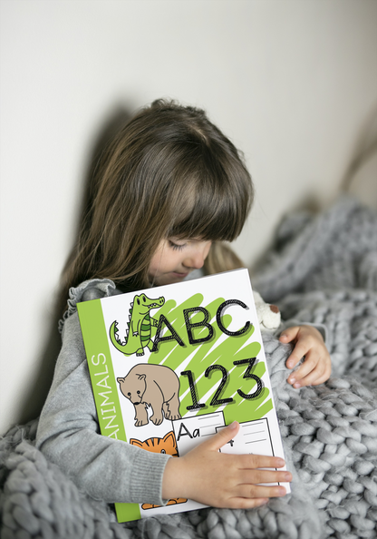 ANIMAL ABC-123 Coloring Book/Paperback