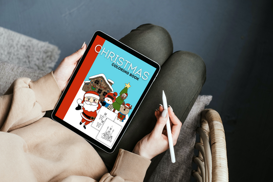 Christmas Coloring Book 5+/Digital Download