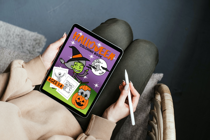 HALLOWEEN Coloring Book Ages 1-4/Digital Download