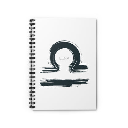 Zodiac Journal Notebook Libra - Spiral Bound - Ruled Line