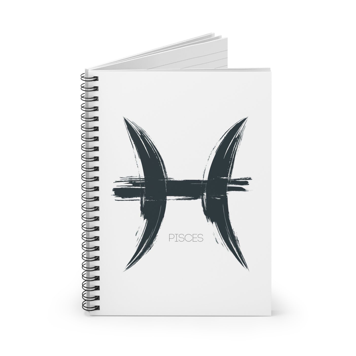 Zodiac Journal Notebook Pisces- Spiral Bound - Ruled Line