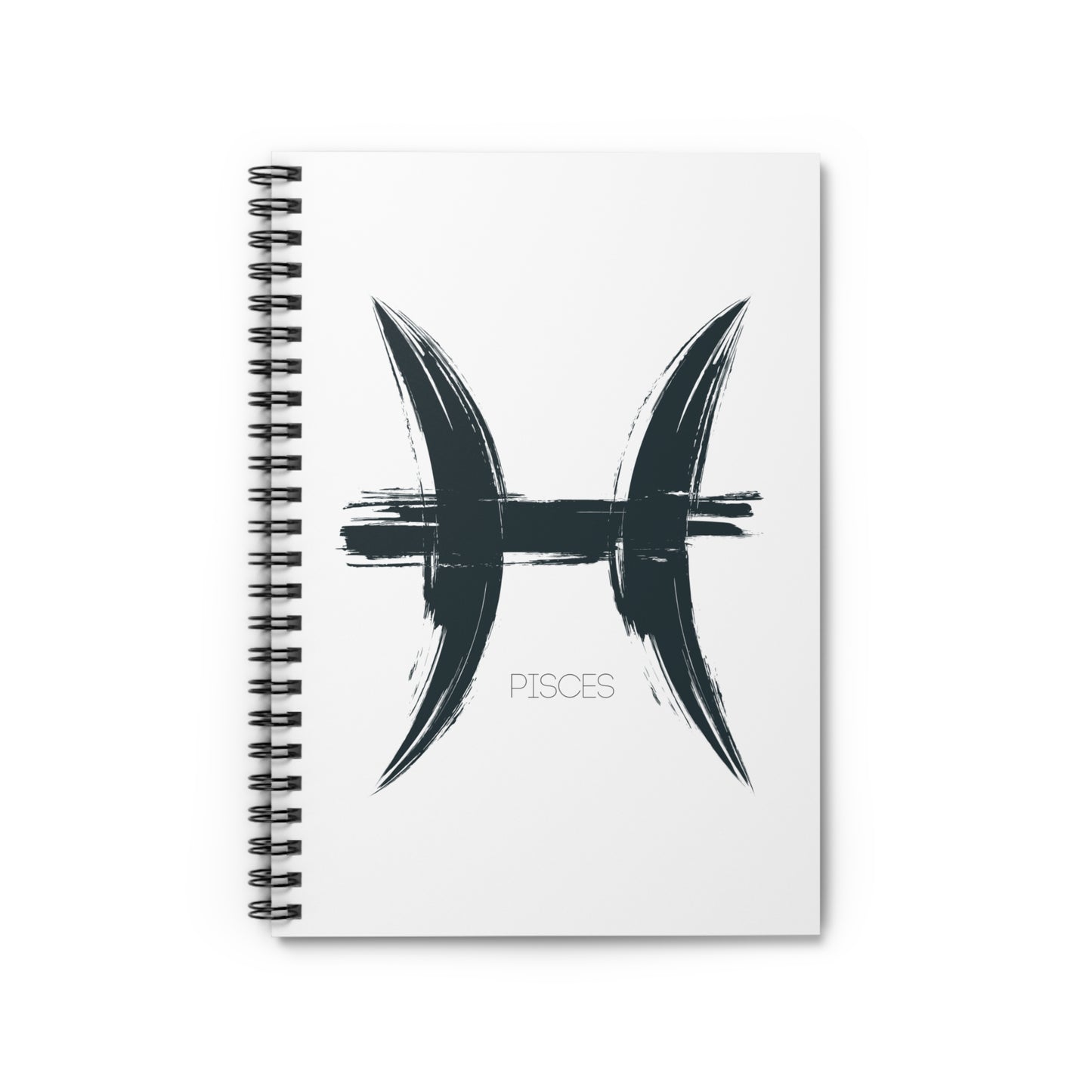 Zodiac Journal Notebook Pisces- Spiral Bound - Ruled Line