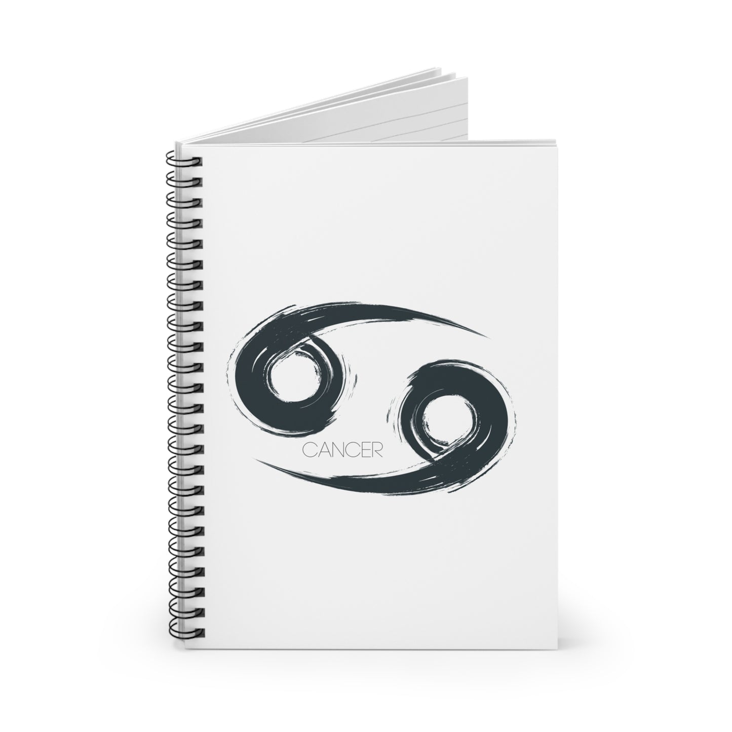 Zodiac Journal Notebook Cancer- Spiral Bound - Ruled Line