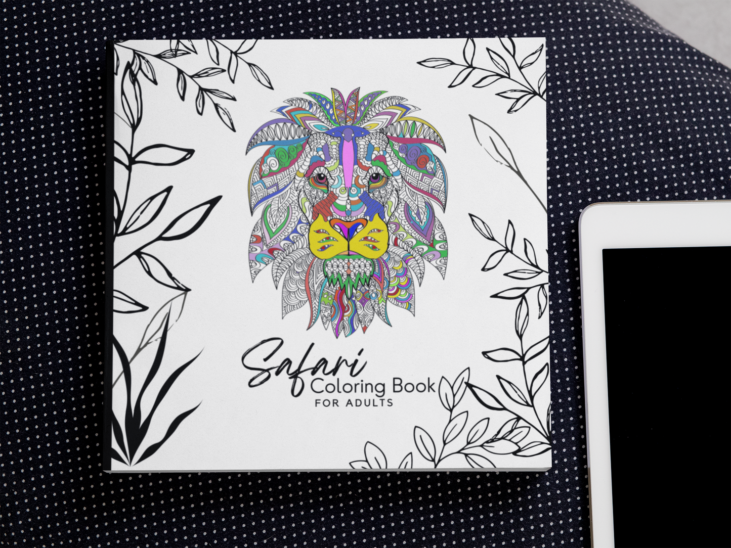 Safari Coloring Book for Adults